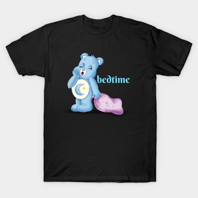 80s toys care bear bedtime T-Shirt by Aalaa Bent Atef